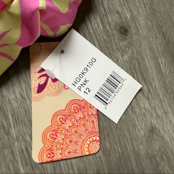 Vintage Hawaiian Flower Print One Piece Swimsuit - Picture 4 of 8